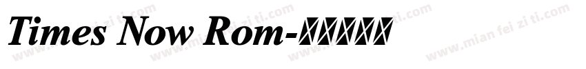 Times Now Rom字体转换